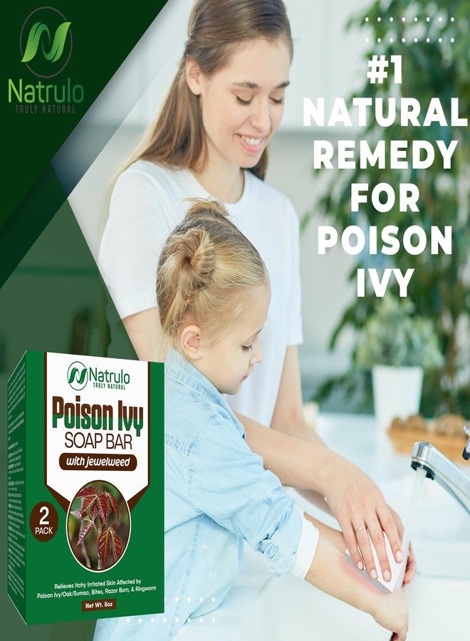 Natrulo Poison Ivy Soap Bar - All Natural Poison Ivy Treatment - Anti-Itch Skin Cleanser Bar for Poison Ivy, Poison Oak & Sumac - Removes Oils, Soothes & Relieves Rashes - 4 oz Bar Made in USA - Image 3